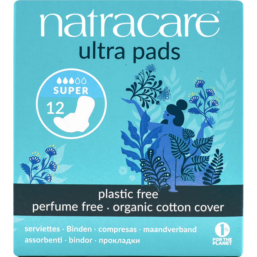 Natracare Super með vængjum 12 stk.