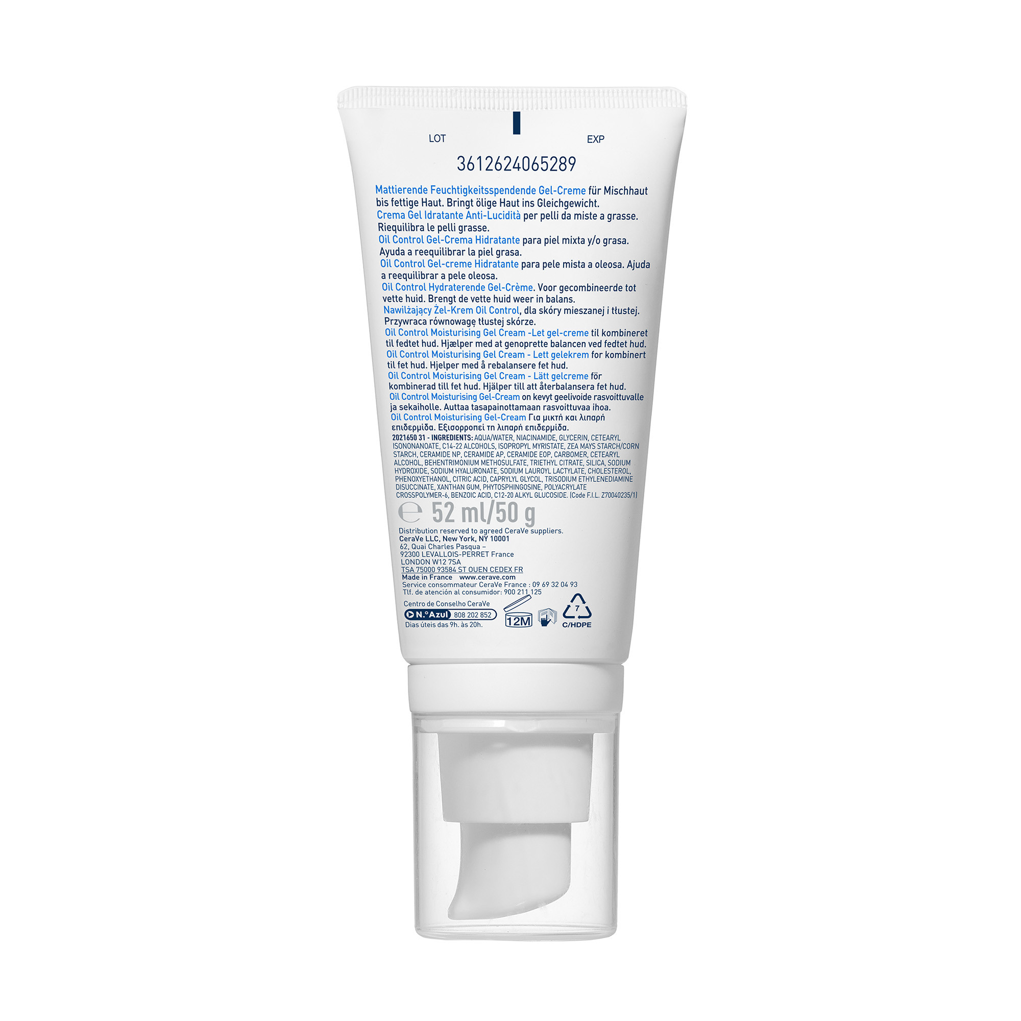 CeraVe Oil Control Moisturizing Gel Cream 52 ml. (2)