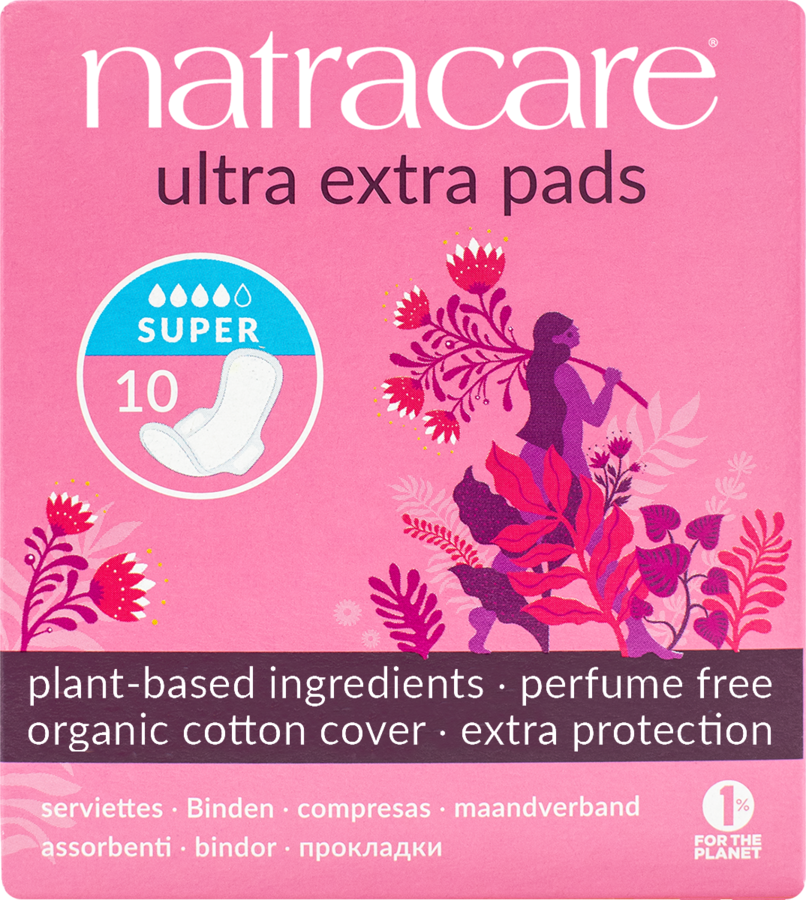 Natracare Ultra Extra Pads Super 10 stk.