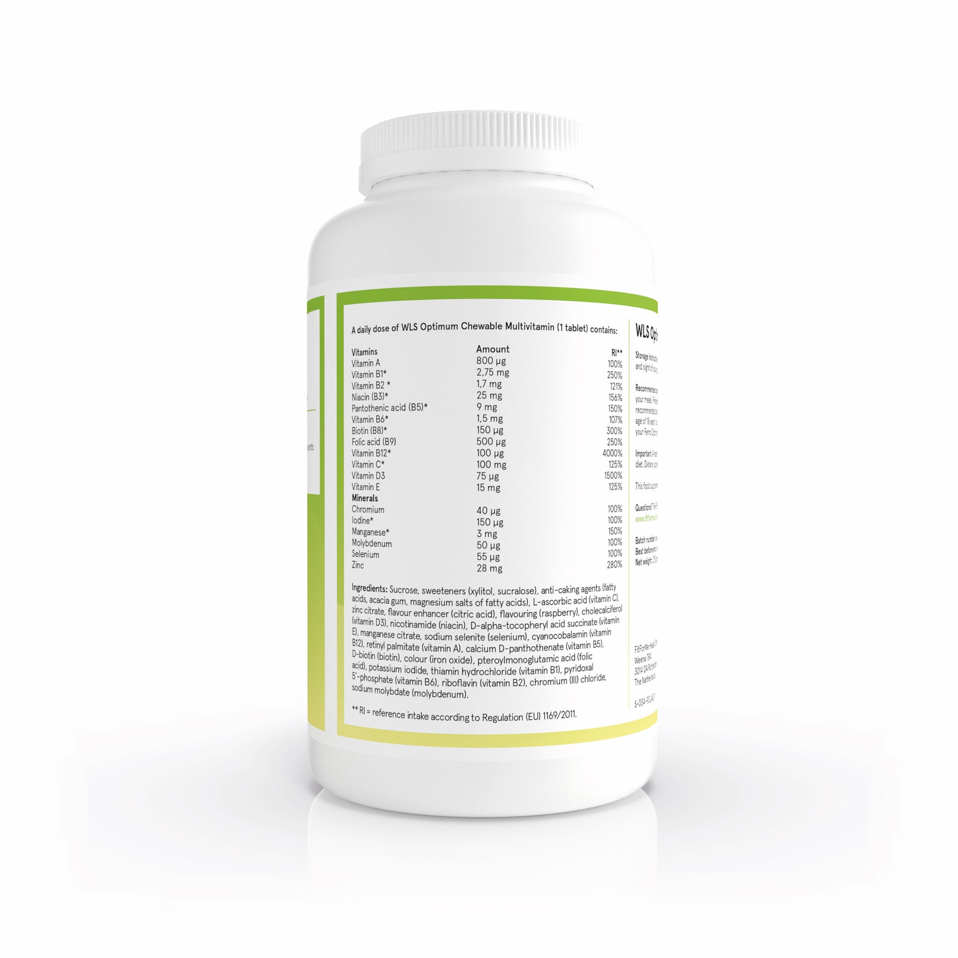 FitForMe WLS Optimum tyggitöflur 90 stk. (1)