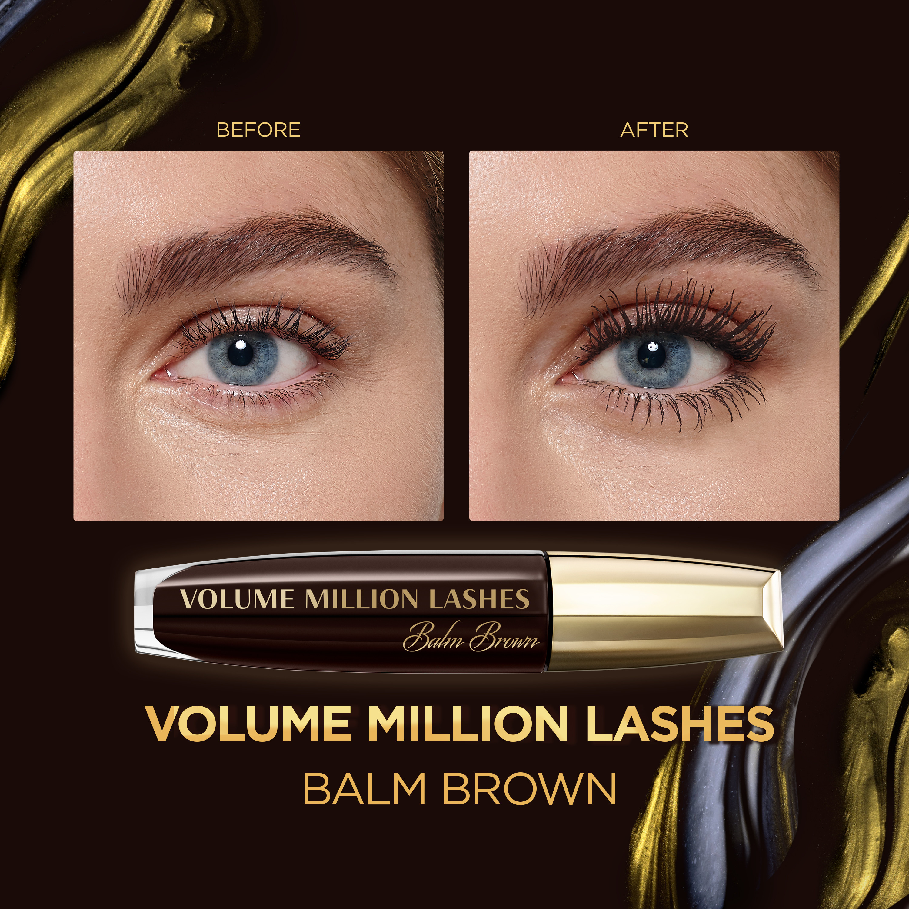 L'Oreal Volume Million Lashes Balm maskari #Brown (5)
