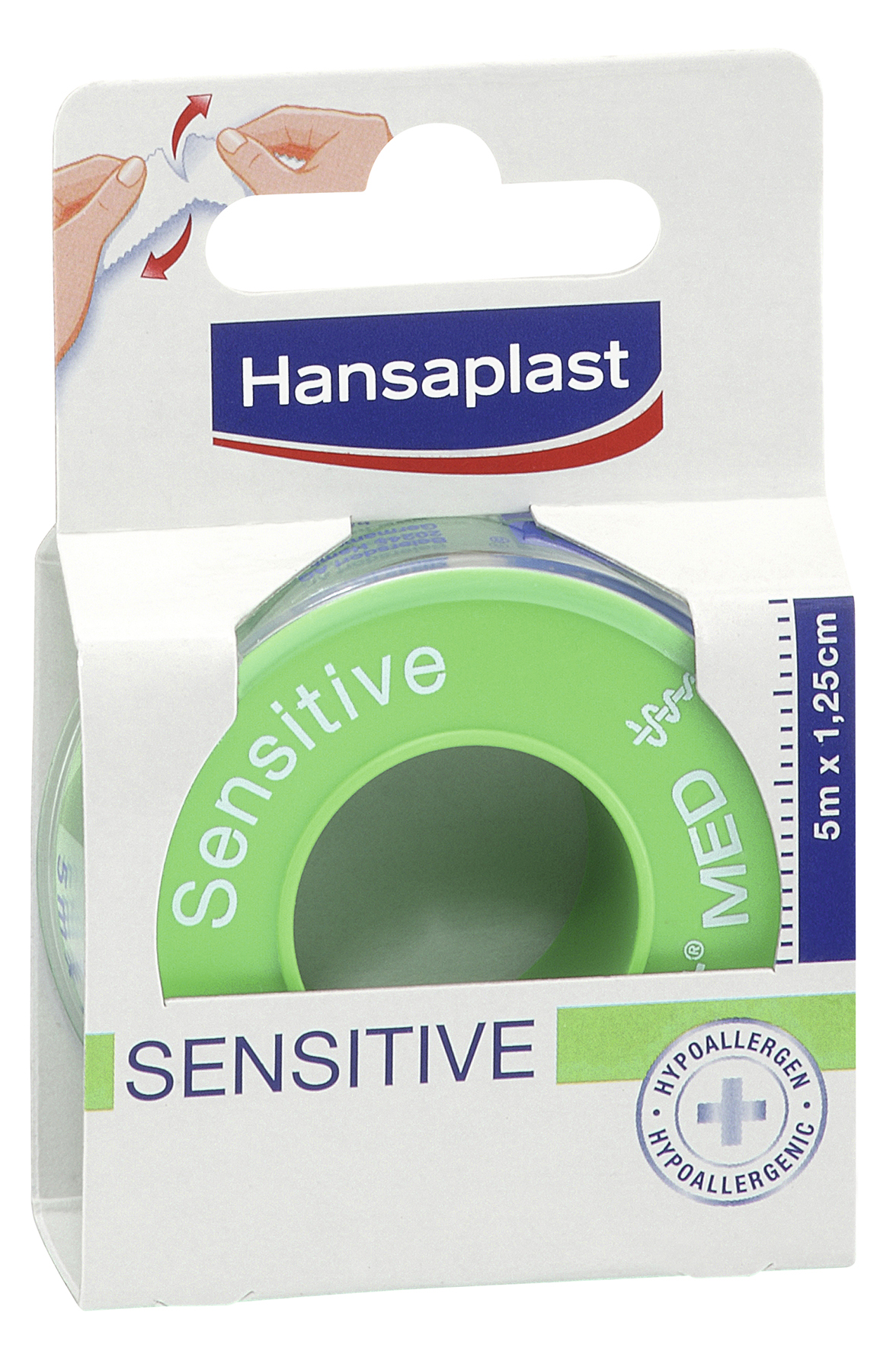 Hansaplast Medical Tape sensitive 1,25x5m