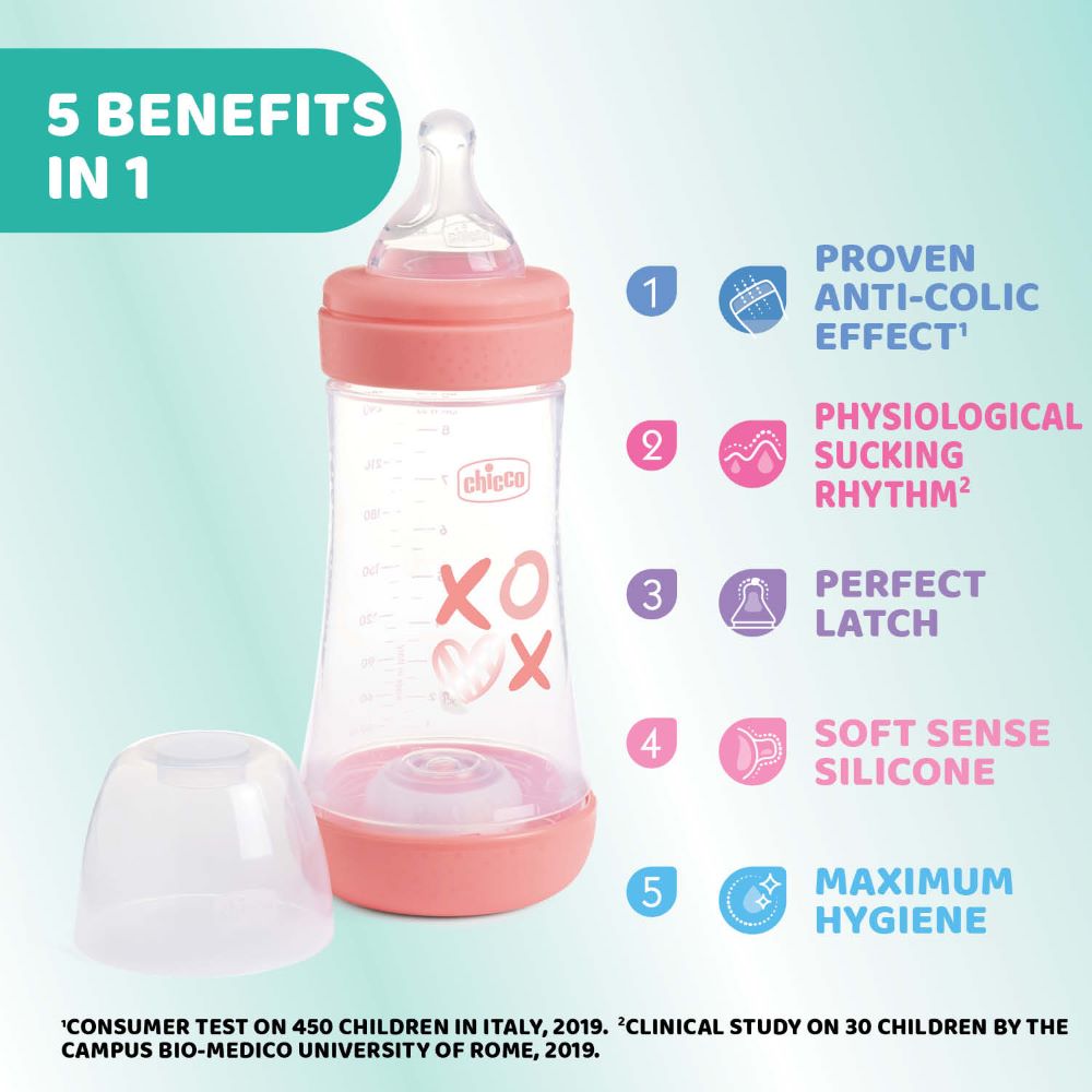 Chicco Perfect5 peli 240 ml  #bleikur (5)