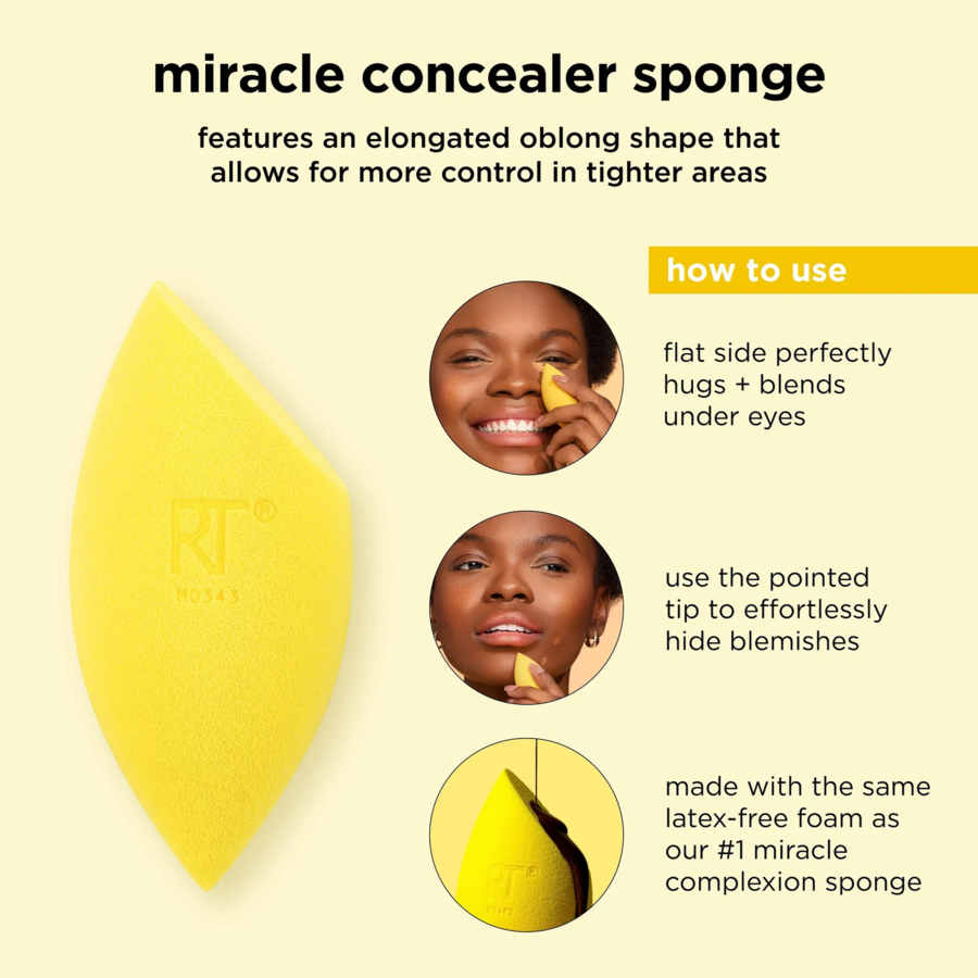 Real Techniques Miracle Concealer Sponge 1 stk. (3)