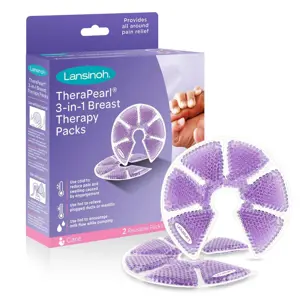 Lansinoh TheraPearl hita-eða kæli brjóstameðferð 3 í 1