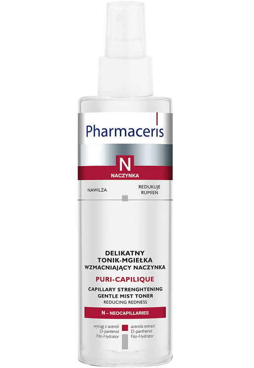 Pharmaceris N, Puri-Capilique -Gentle strengthening andlitsvatn 200 ml.