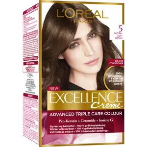 L'Oreal Excellence hárlitur nr. 5 #Natural Light Brown