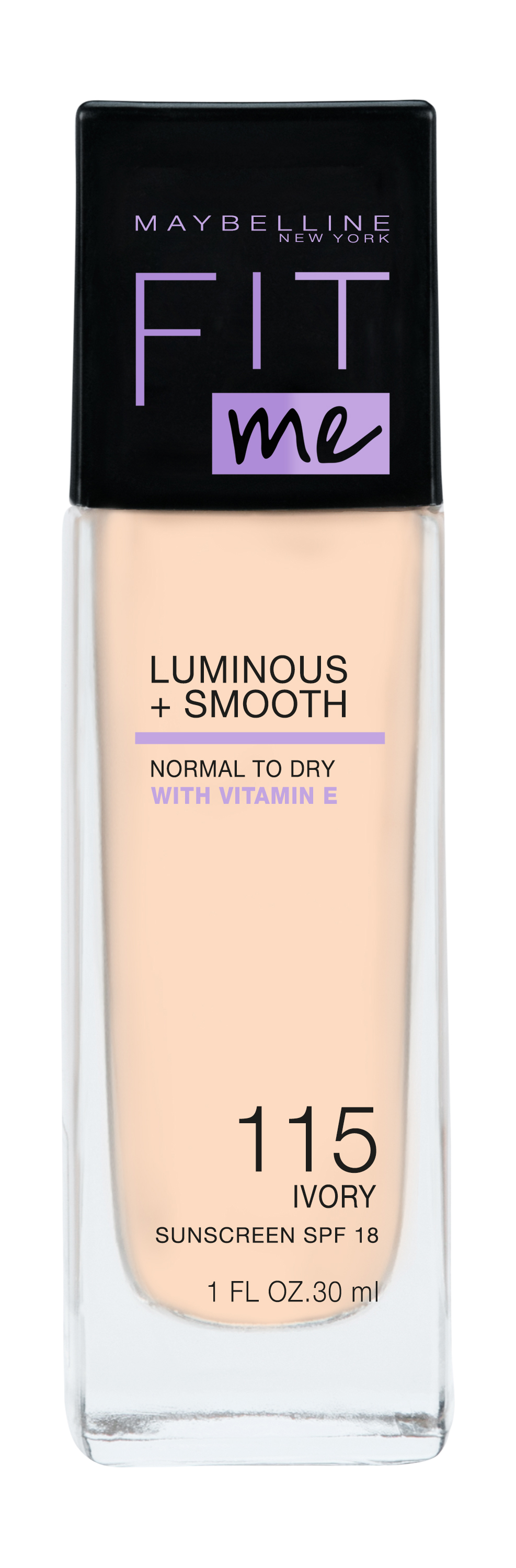 Maybelline Fit Me Luminous + Smooth farði #115 Ivory