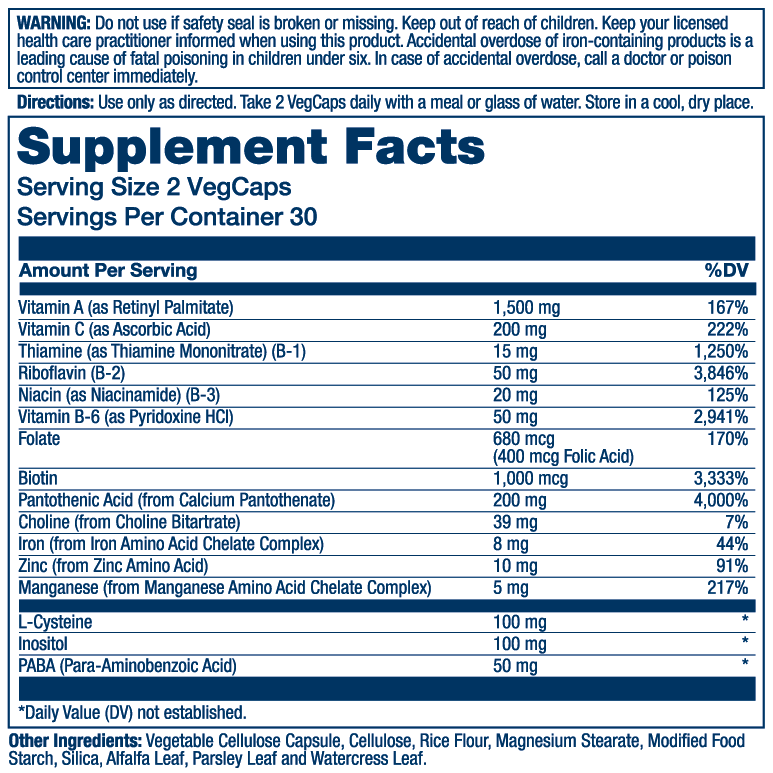 Solaray Hair Nutrients 60 veganhylki (1)