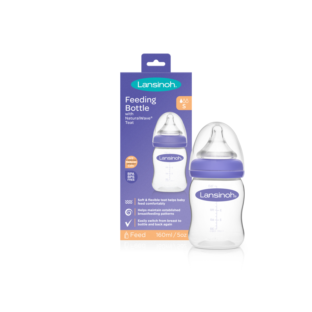 Lansinoh peli með túttu 160 ml. #Slow Flow