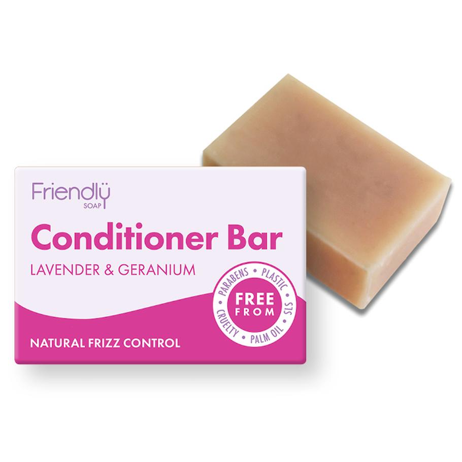 Friendly hárnæring lavender og geranium (1)