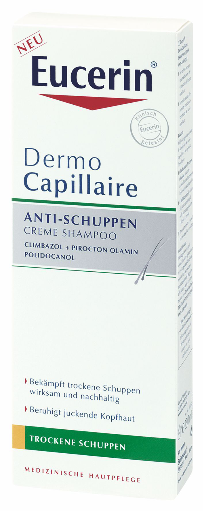 Eucerin DermoCapillaire ANTI-Dandruff Creme Shampo 250 ml.