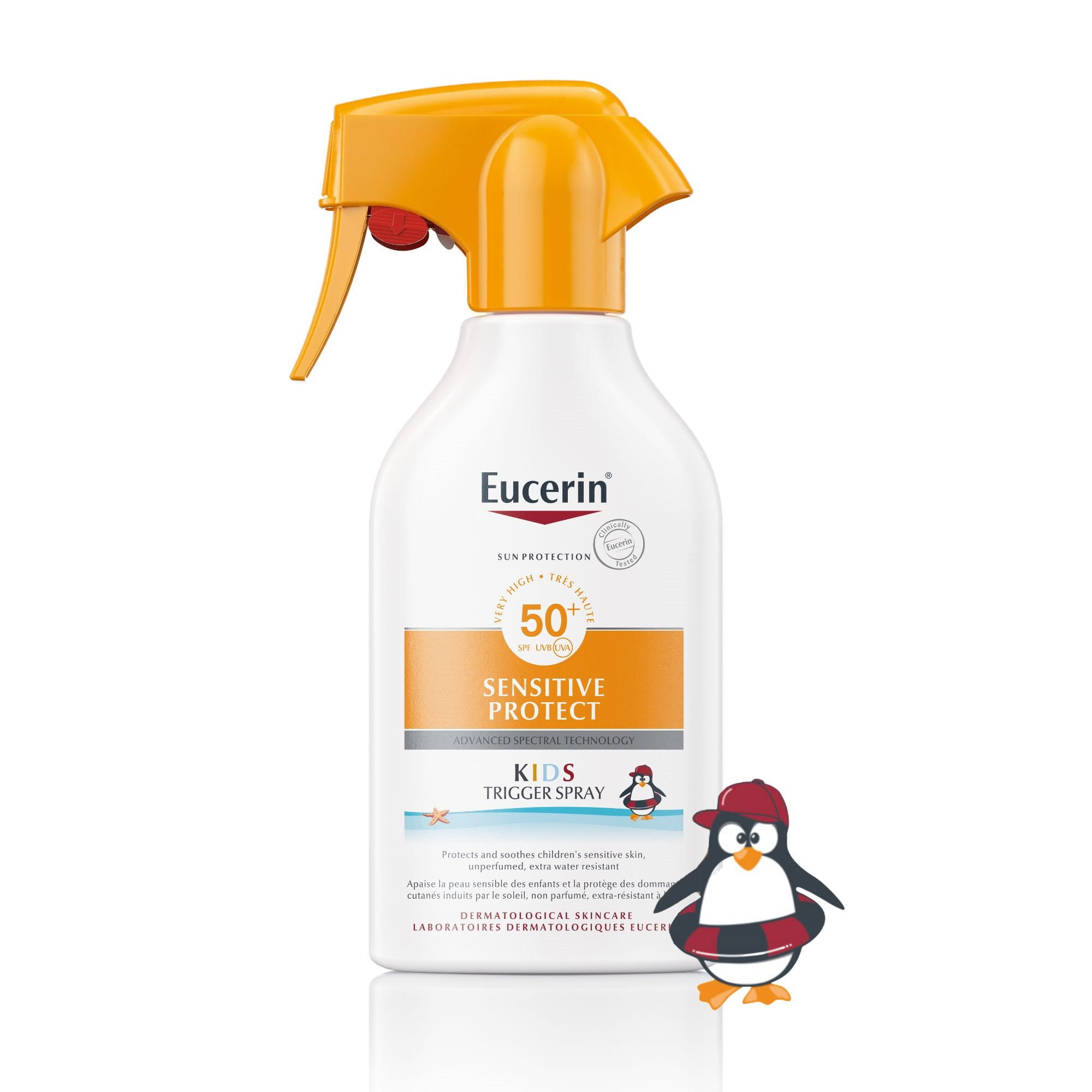 Eucerin Sun Sensitive Protect Kids Sprey SPF50+, 250 ml.
