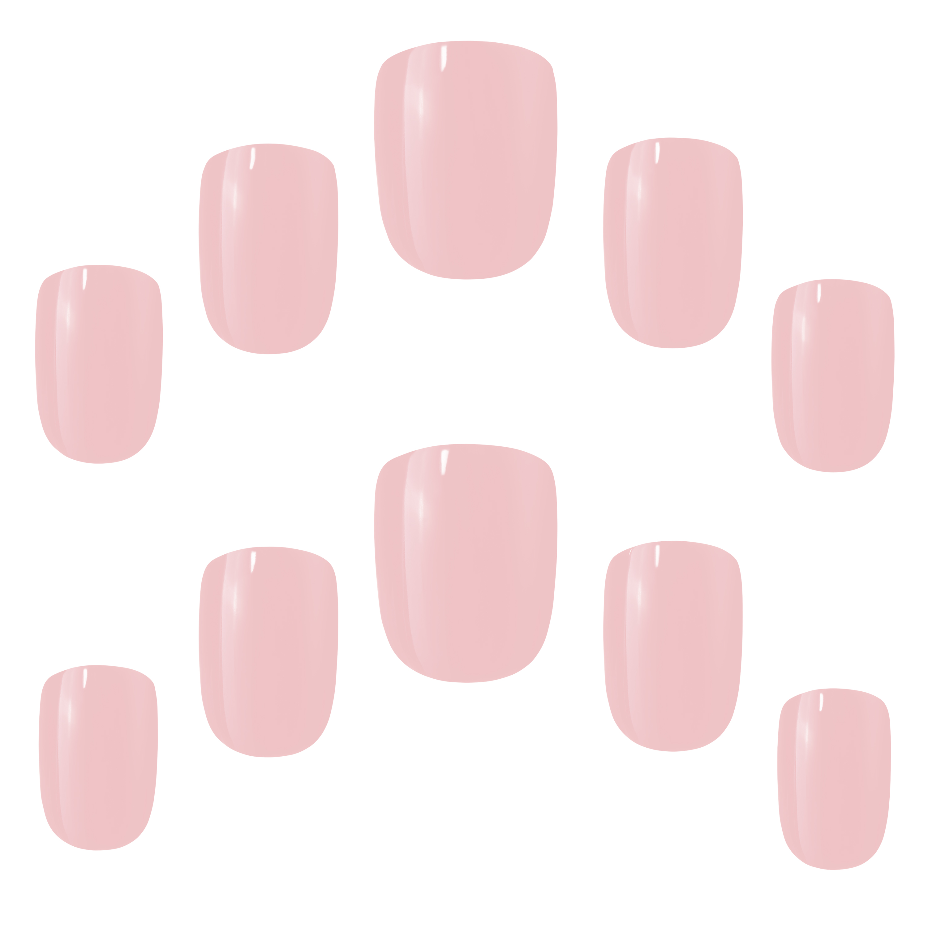 Elegant Touch gervineglur Sheer Tint Ballerina Pink (Squoval) (1)