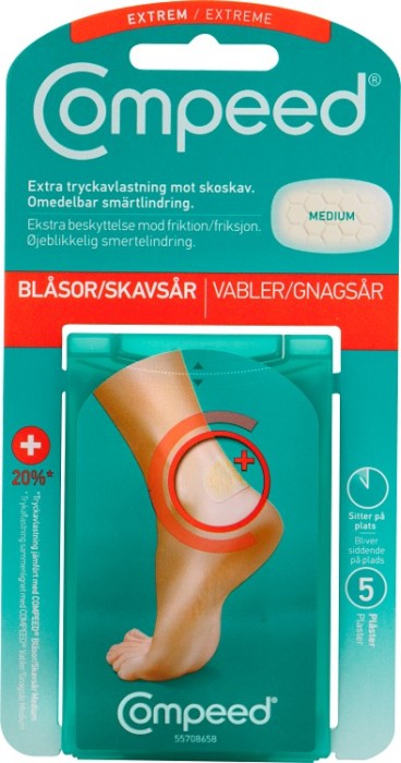 Compeed Extreme hælsærisplástrar 5 stk.