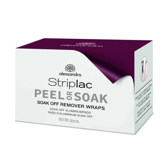 Alessandro STIPLAC Soak Off Remover  Pads 50 stk.