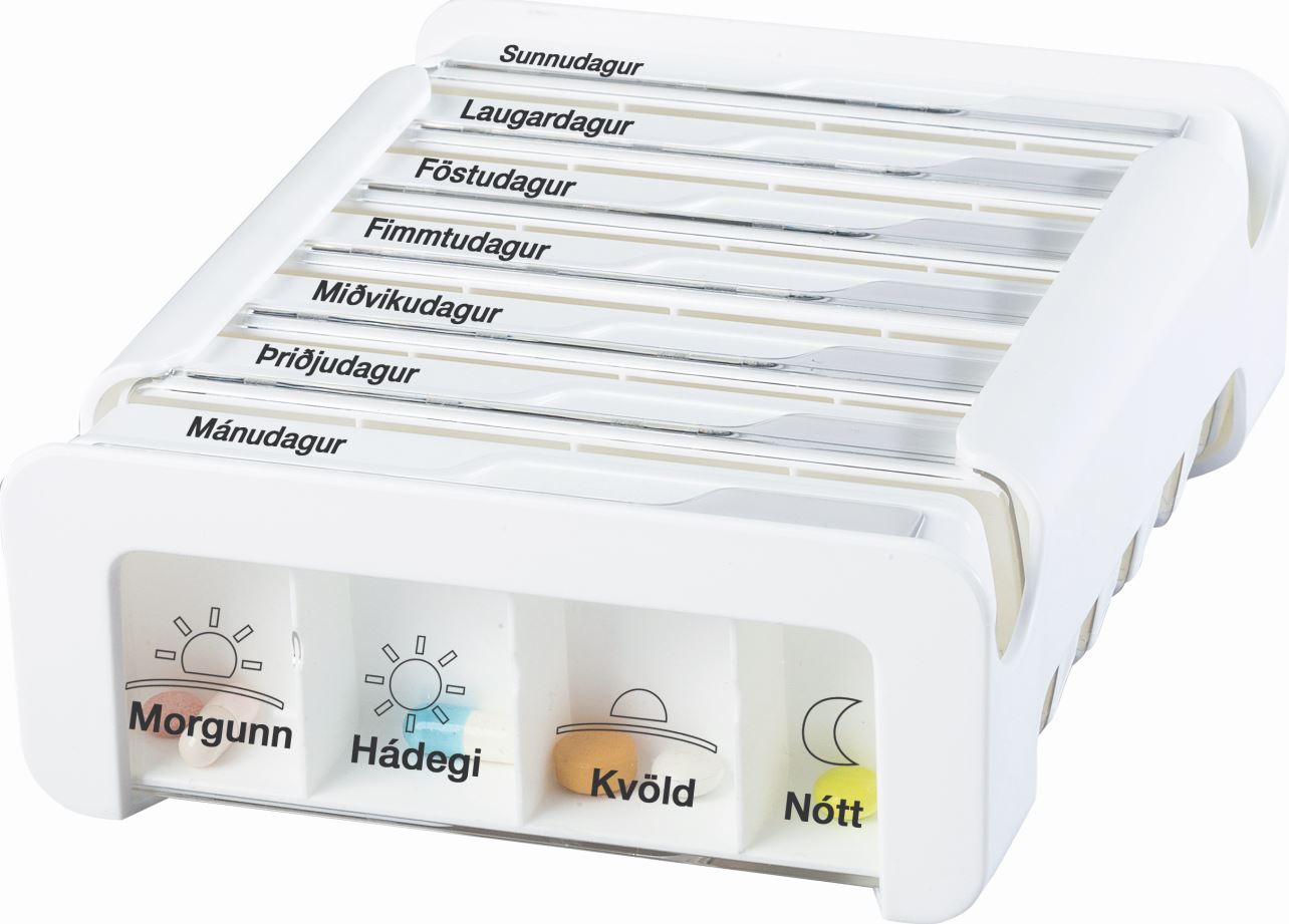 Anabox vítamínbox vikubox fyrir hvern dag dag #hvítt