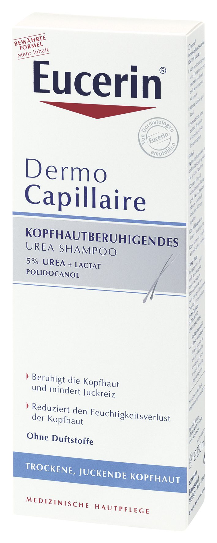 Eucerin Dermo Capillaire Calming Urea Shampoo 250 ml. (1)