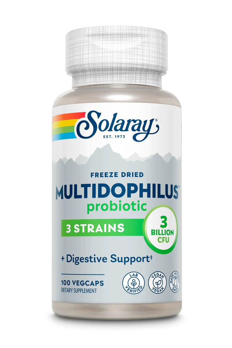 Solaray Multidophilus 3 strains,  3 Billion, 100 veganhylki
