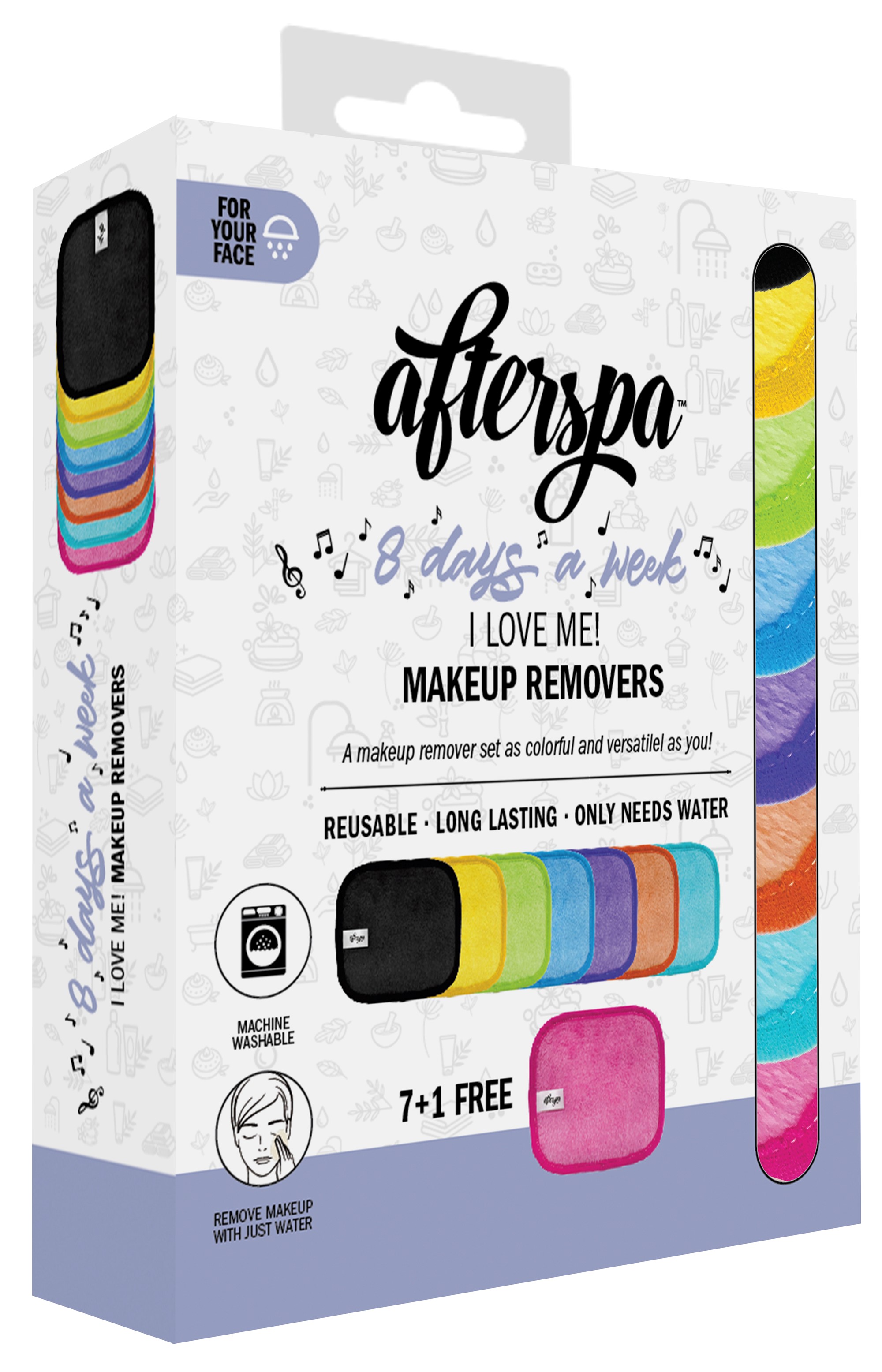 Afterspa 8 days a week make up remover cloths (1)