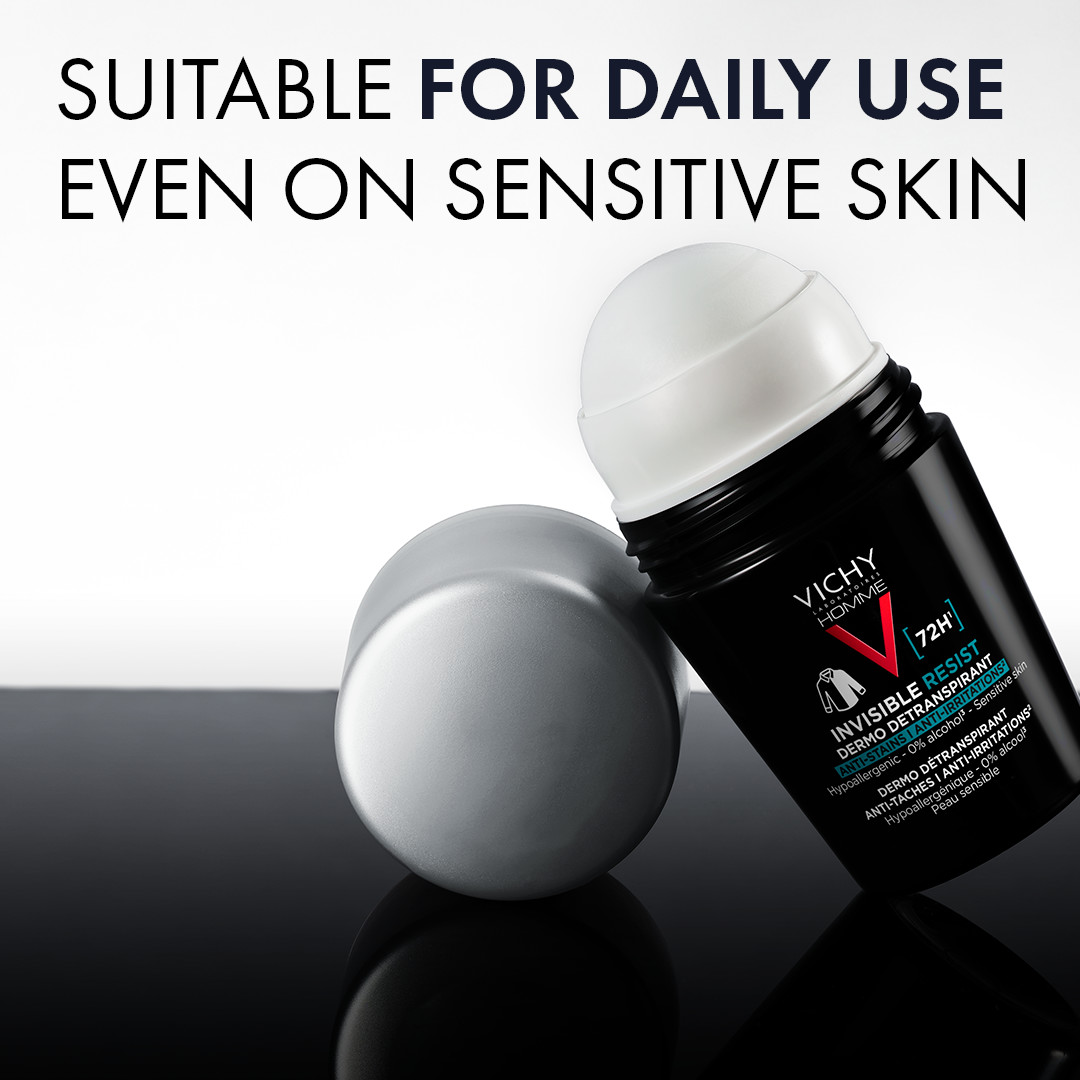 Vichy Homme Invisible Protect 72H Anti-stain Roll-on 50 ml. (4)