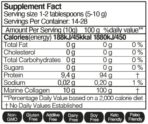 Feel Iceland Marine Amino kollagen 140 gr. (6)