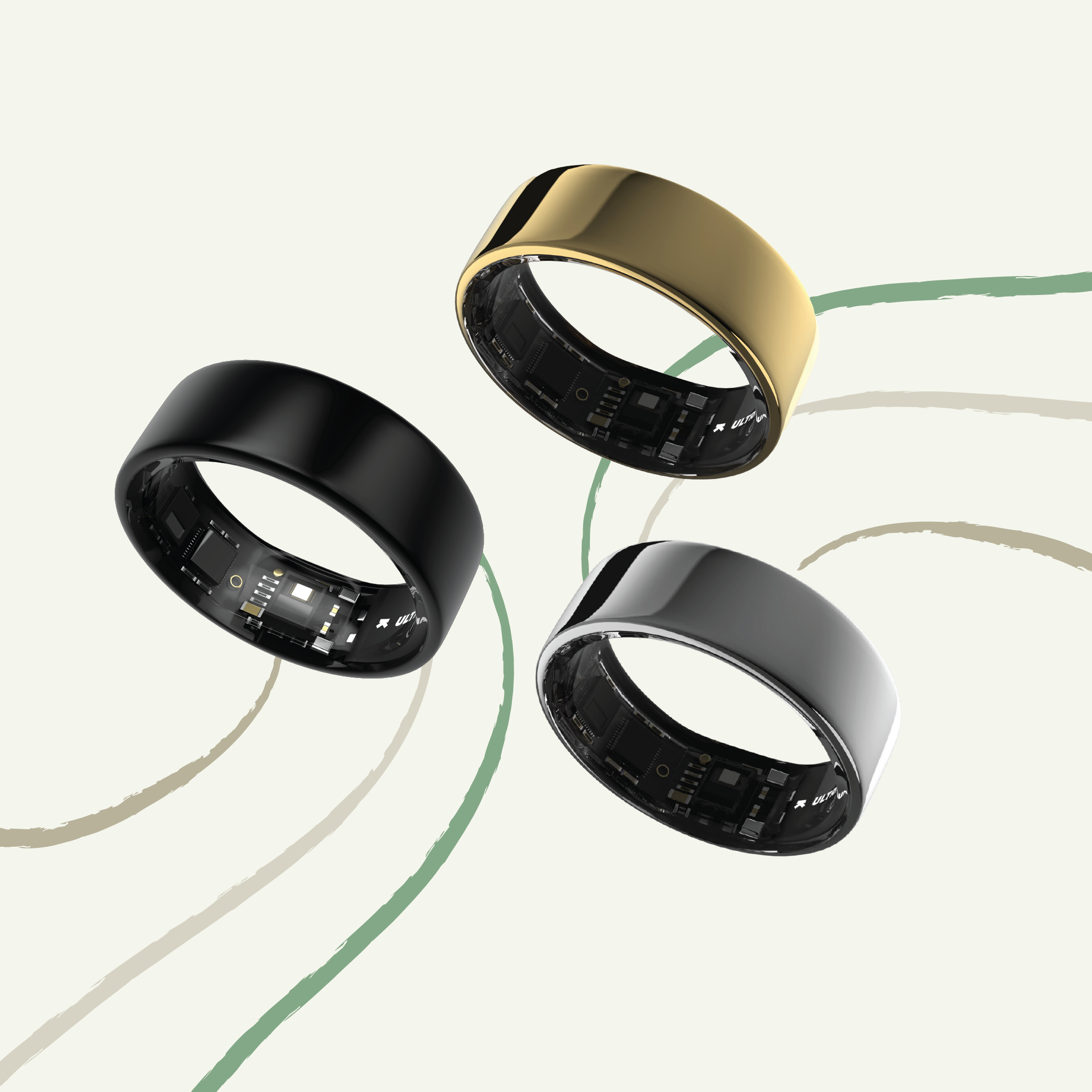 Ultrahuman Ring AIR snjallhringur #3 litir