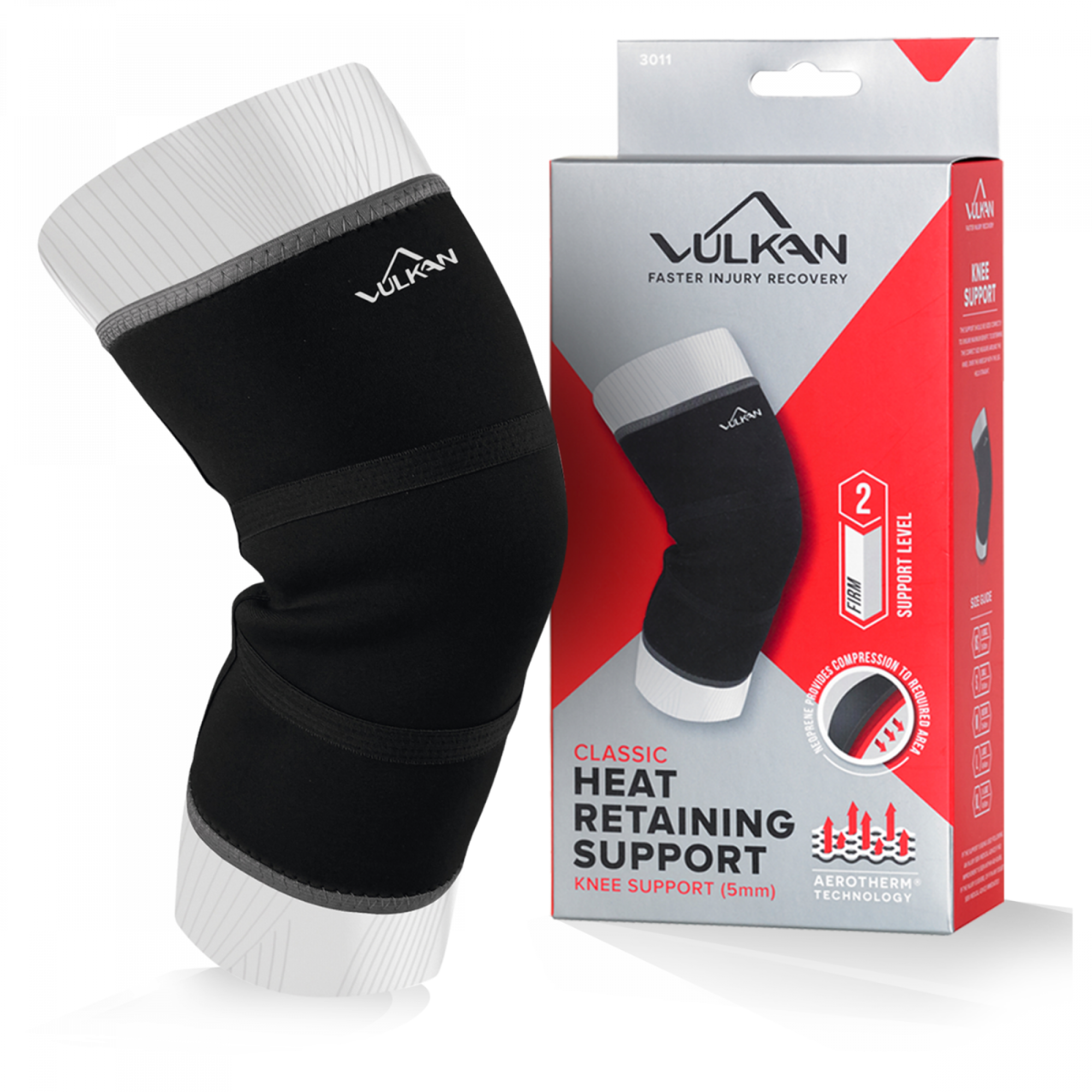 Vulkan Knee Support 3mm 40-45 cm.  #large