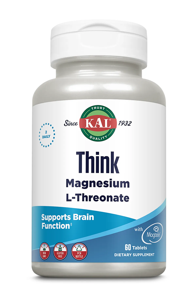 Kal Think Magnesium L-Threonate 2000mg, 60 töflur