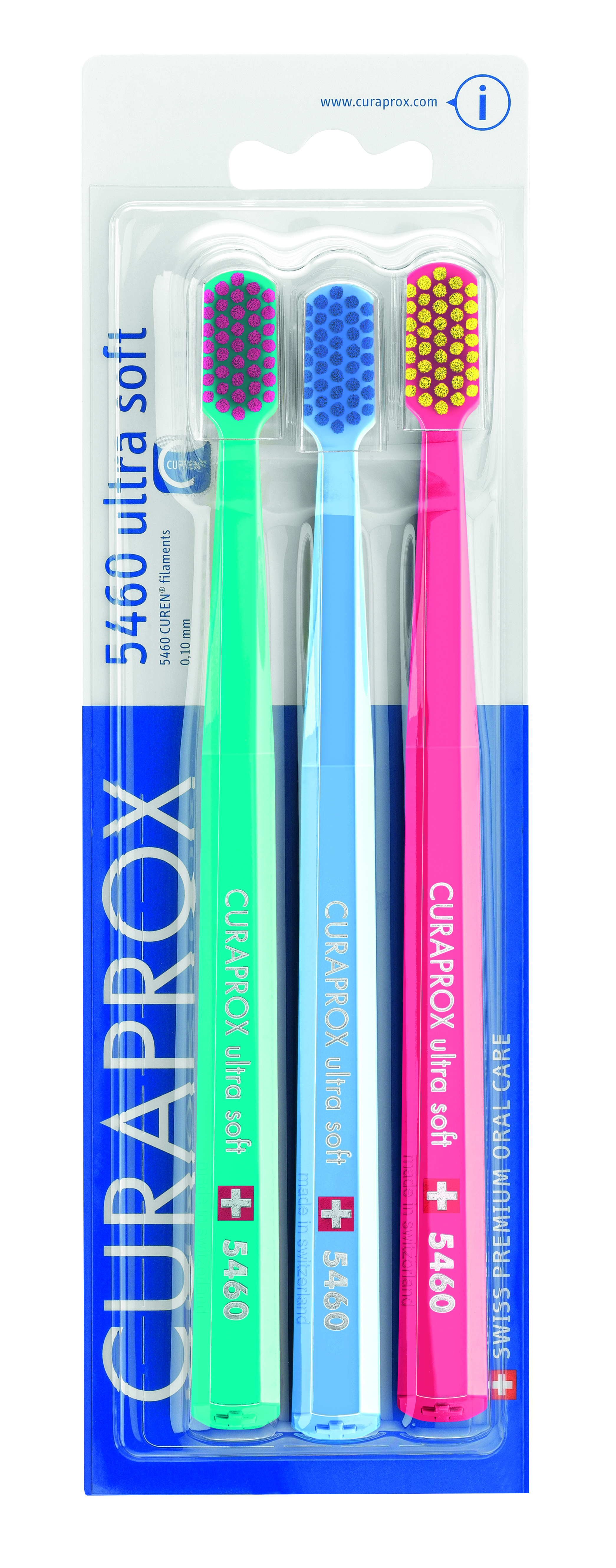 Curaprox tannbursti CS 5460 | þrír í pakka | þrjár gerðir (2)