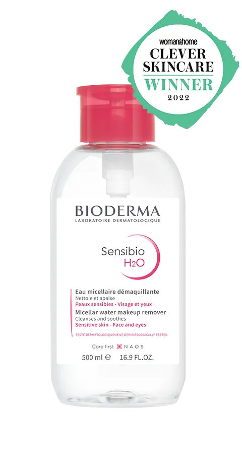 Bioderma SENSIBIO H2O andlits-og farðahreinsir með pumpu 500 ml.