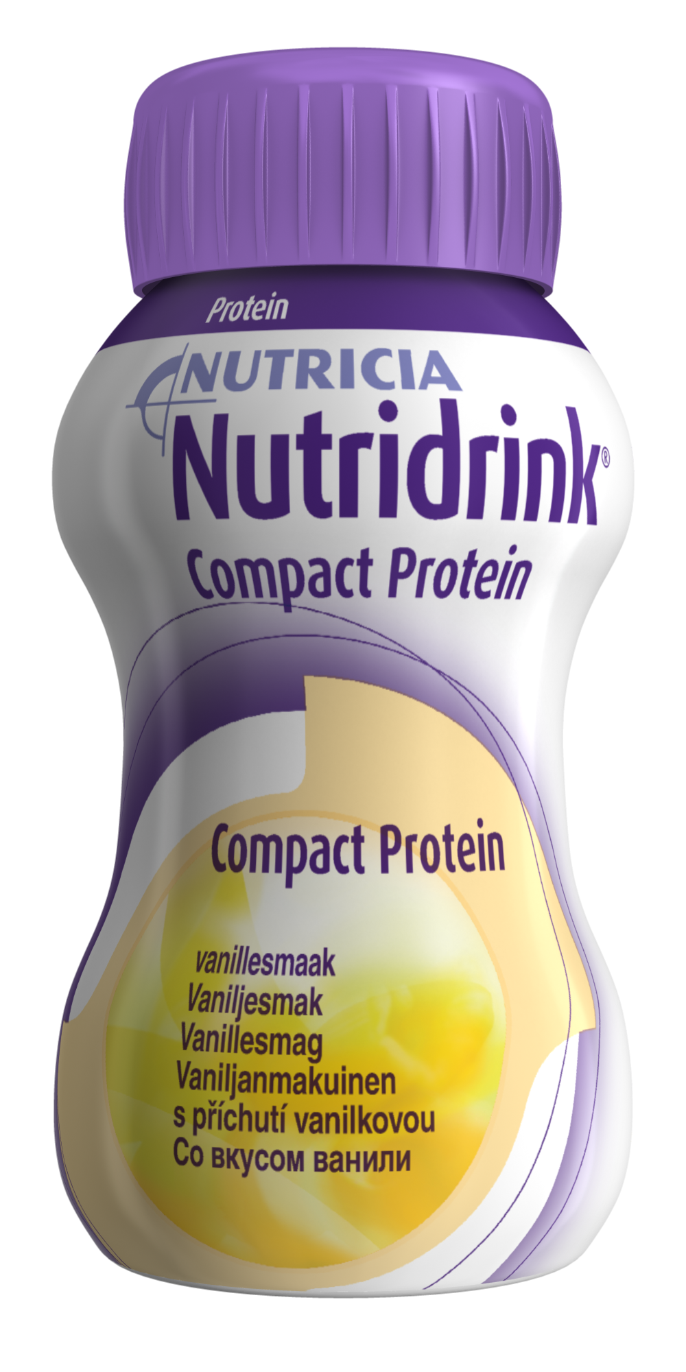 Nutricia Nutridrink Compact Protein vanillubragð 4 x 125 ml.