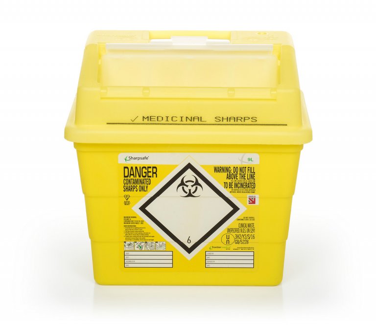 Sharpsafe nálabox 9 lítra