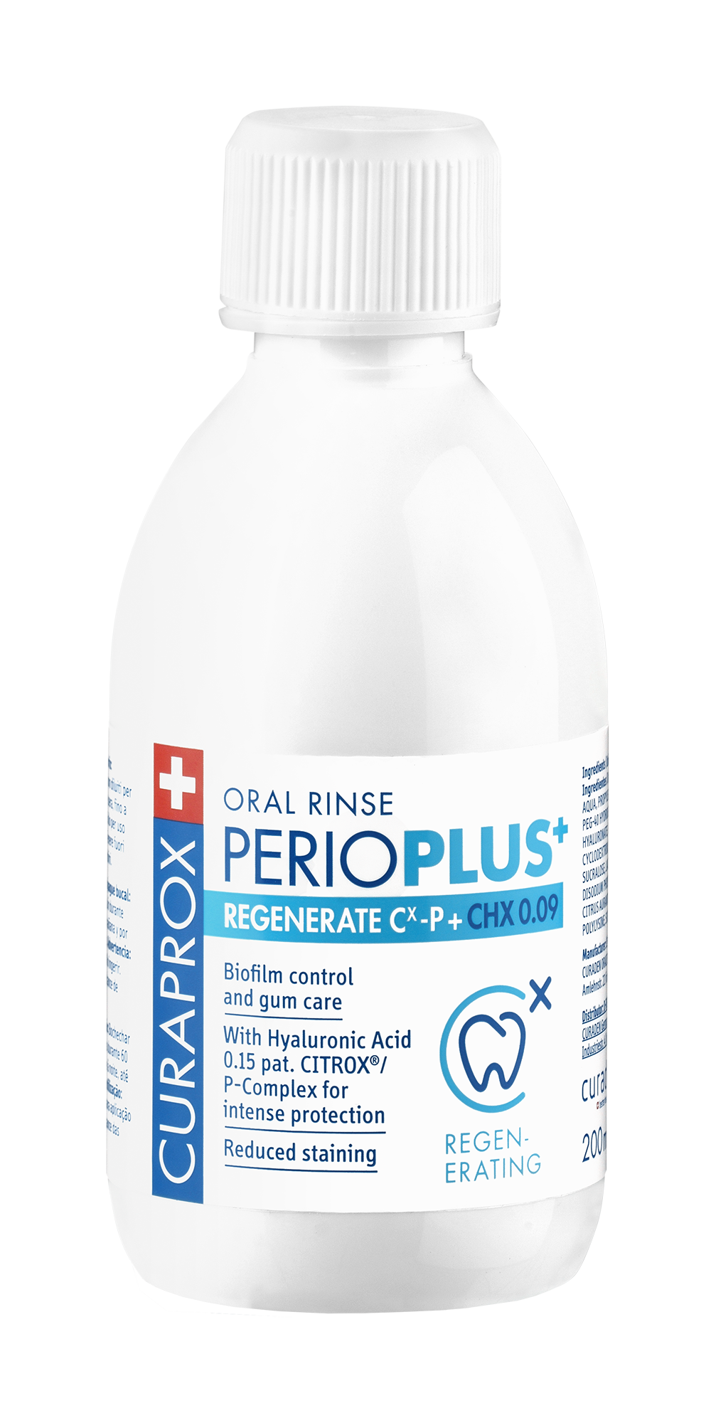 Curaprox Perio Plus Regenerate CHX 0.09, 200 ml.