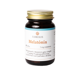 Florealis Melatónín 1mg, 60 töflur
