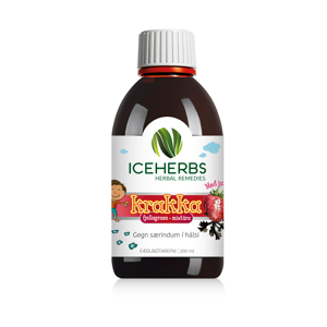 Iceherbs krakkamixtúra jarðaberjabragð 200 ml.