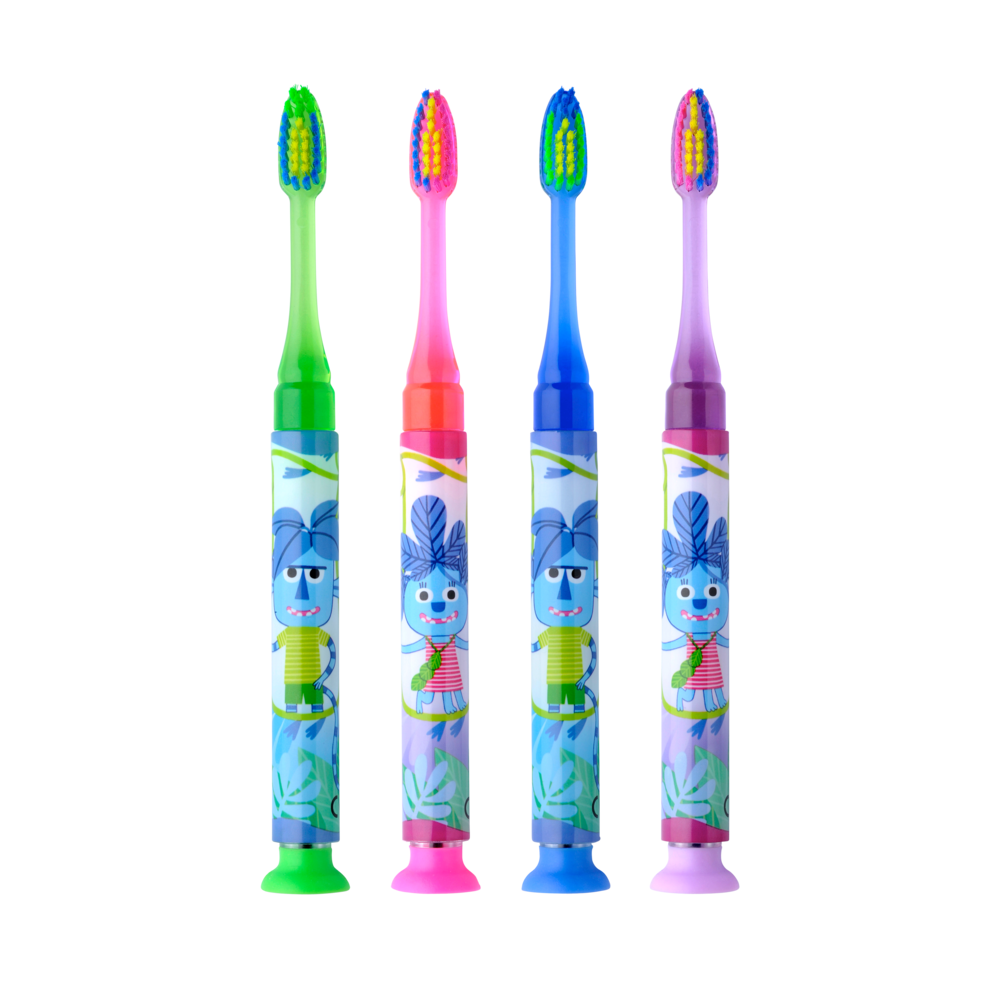 GUM barnatannbursti með ljósi 6 ára+, 4 litir