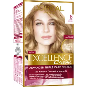 Loreal Excellence hárlitur nr. 8 #Natural Light Blonde