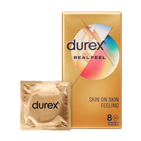 Durex Real Feel smokkar 8 stk. - latexfríir (1)