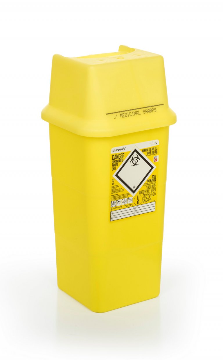 Sharpsafe nálabox 7 lítra