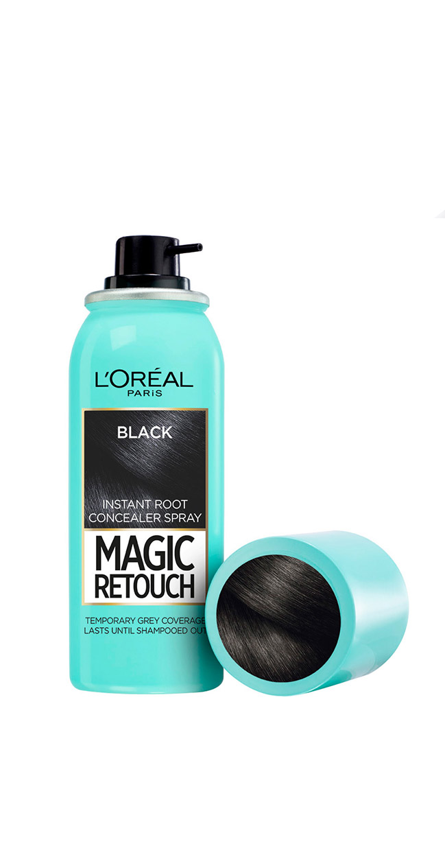 L'Oreal Magic Retouch litur fyrir hárrót #Black (1)