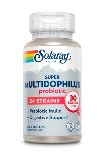 Solaray Super Multidophilus 24 strains, 30 Billion, 60 hylki