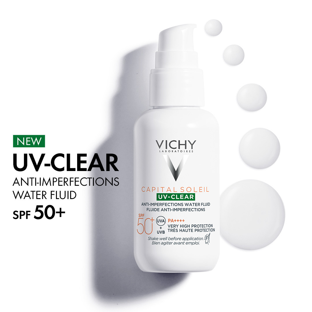 VICHY  Capital Solei UV-Clear Mattifying SPF50.  40 ml. (2)