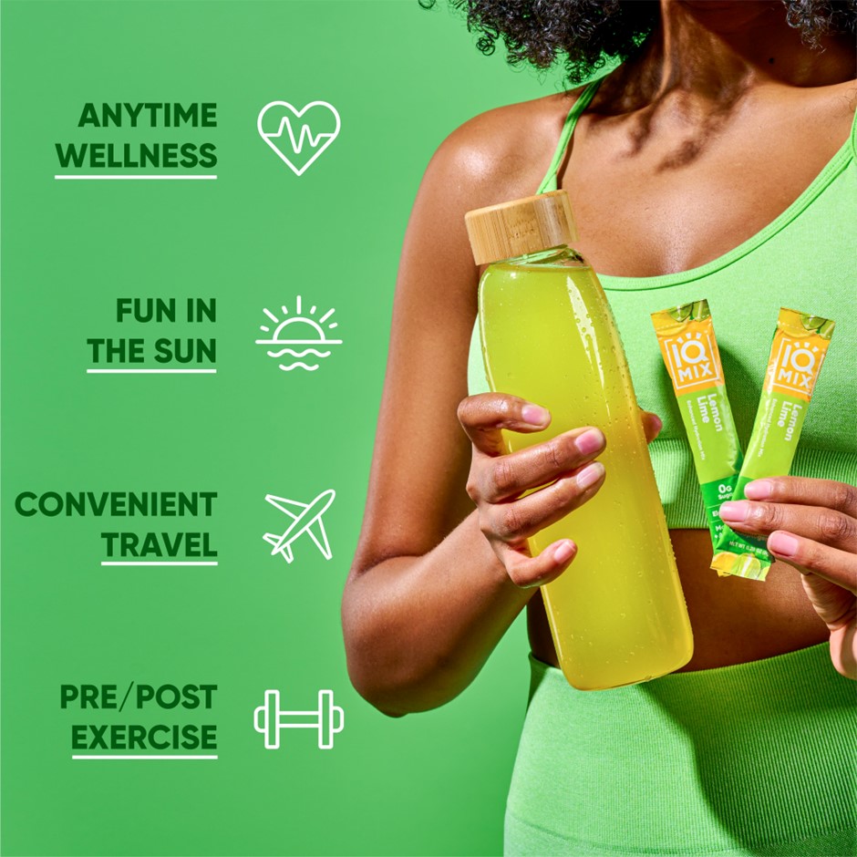 IQMIX salt- og steinefnablanda 20 stk. # Lemon Lime (3)