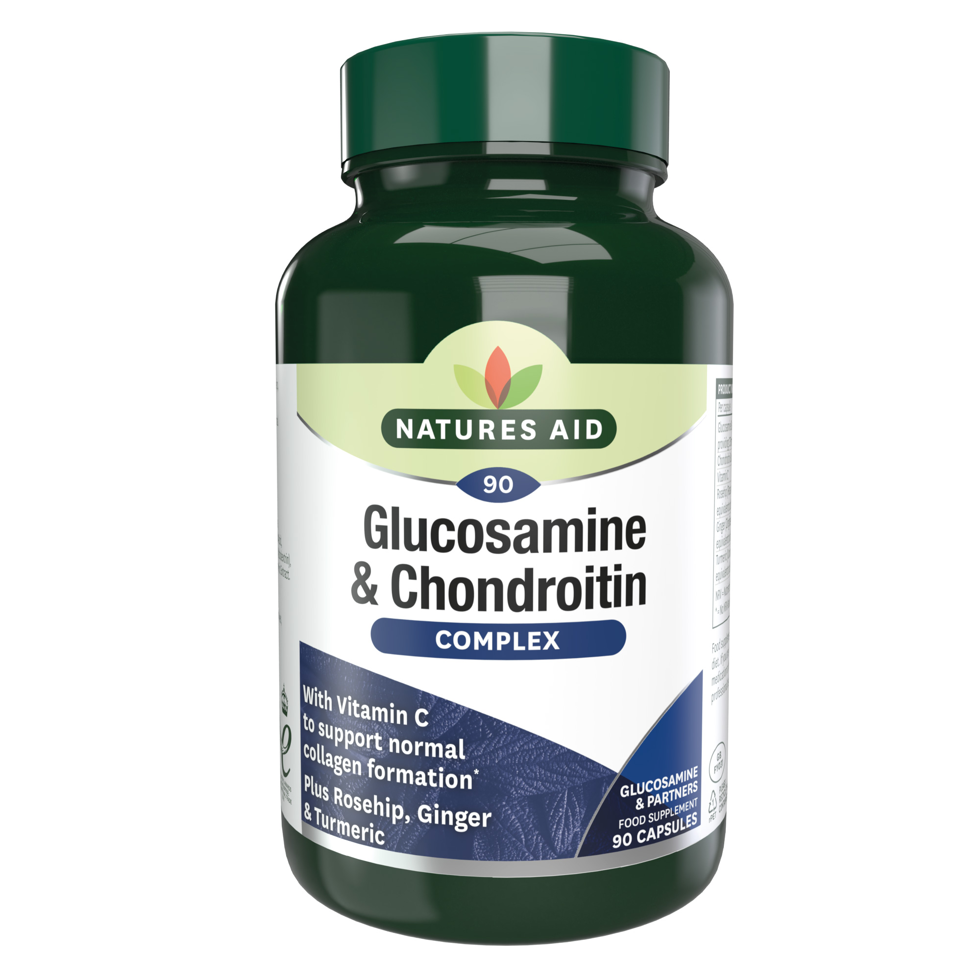 Natures Aid Glucosamine & Chondroitin Complex 90 hylki