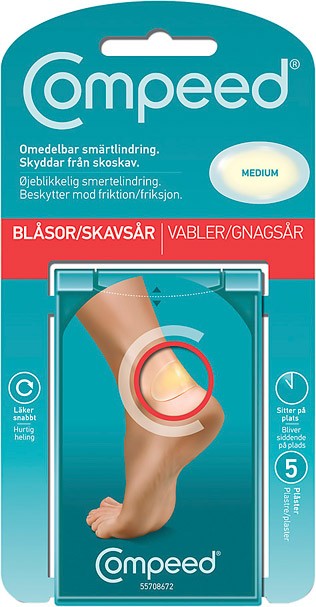 Compeed hælsærisplástrar 5 stk.