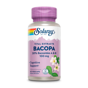 Solaray Bacopa Leaf Extract 60 hylki
