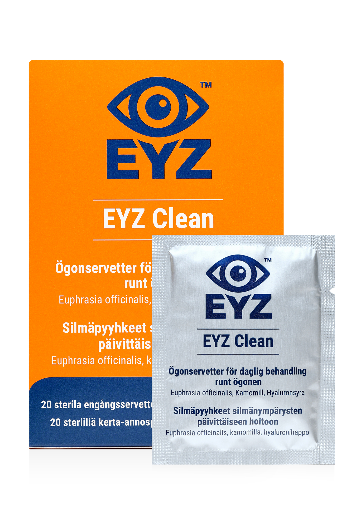 EYZ Clean hreinsi blautklútar 20 stk. (1)