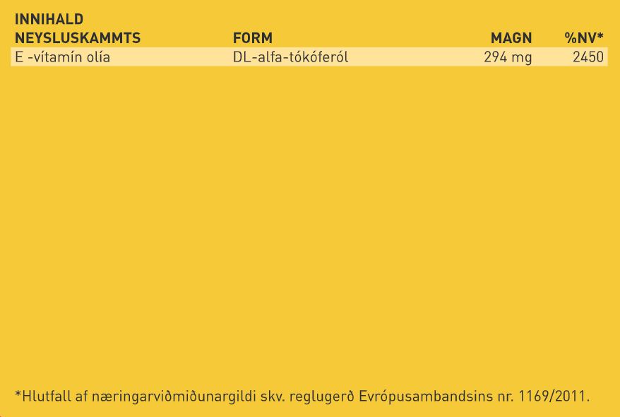 Guli Miðinn E-súper 400ae 90 hylki (1)