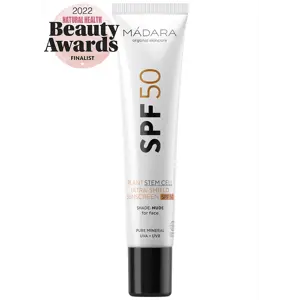 Mádara Plant Stem Cell Ultra-Shield Sólarvarnir andlit SPF50, 40 ml.